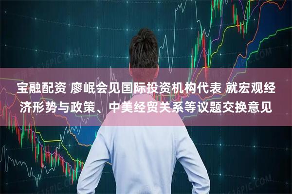 宝融配资 廖岷会见国际投资机构代表 就宏观经济形势与政策、中美经贸关系等议题交换意见