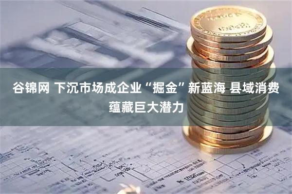谷锦网 下沉市场成企业“掘金”新蓝海 县域消费蕴藏巨大潜力