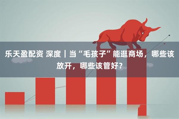乐天盈配资 深度｜当“毛孩子”能逛商场，哪些该放开，哪些该管好？